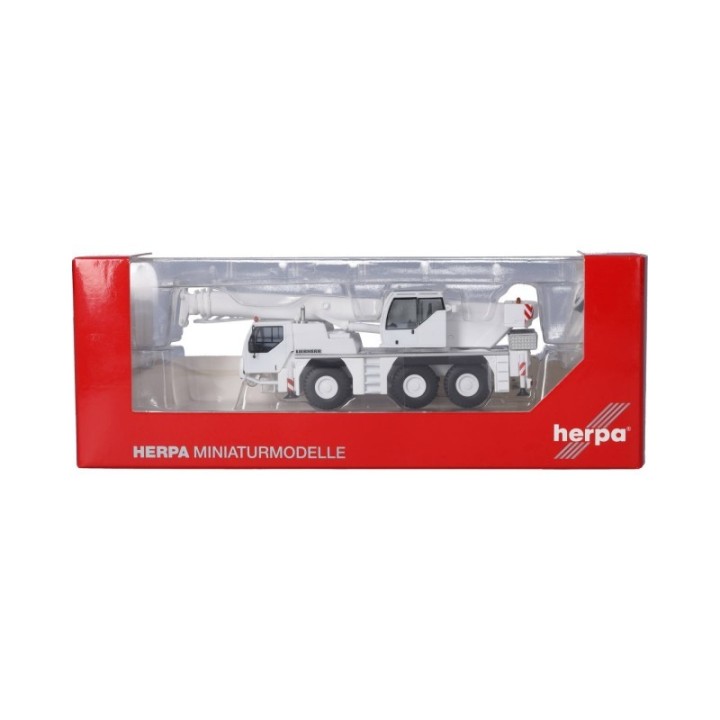 Herpa Liebherr Mobilkran LTM 1045 Liebherr hvid – produktbillede 5