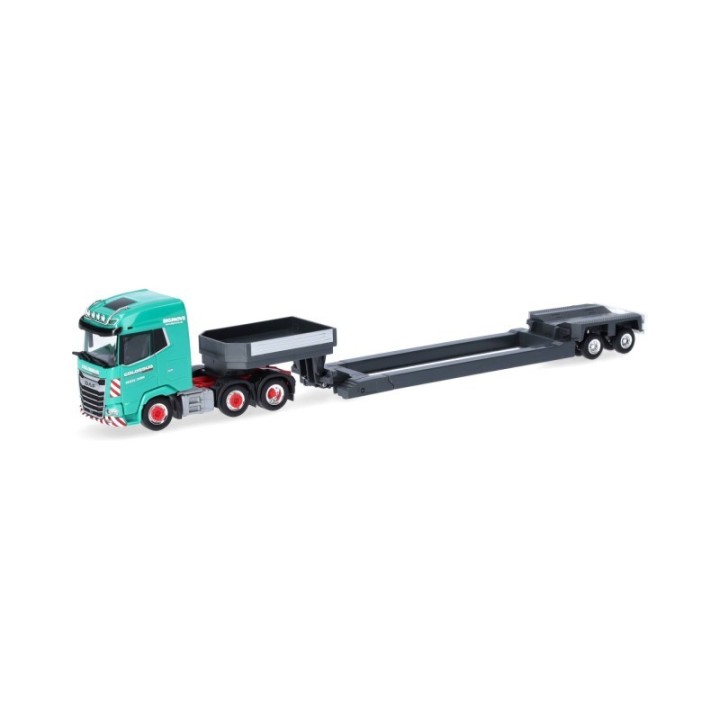 Herpa DAF XG (6x2) Tieflade-sættevognstræk Colossus Logistics