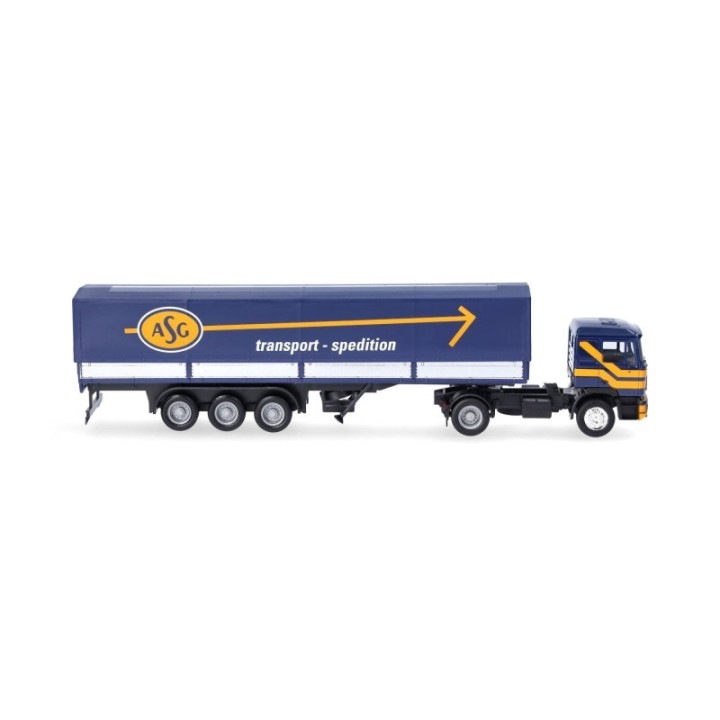 Herpa MAN F90 presenningn-sættevognstræk ASG (Schweden) – produktbillede 3