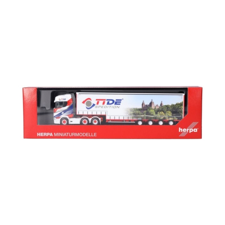 Herpa Scania CS 20 HD (6x2) Volumen-sættevognstræk TiDe Spedition – produktbillede 5