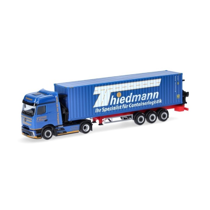 Herpa Mercedes-Benz Actros L ProCabin Bigspace Container-Seitenlader Thiedmann