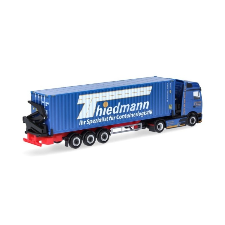 Herpa Mercedes-Benz Actros L ProCabin Bigspace Container-Seitenlader Thiedmann – produktbillede 2