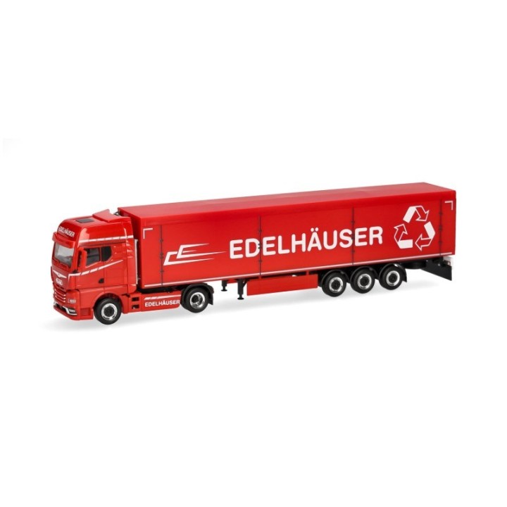 Herpa MAN TGX GX gående gulv-sættevognstræk Edelhäuser