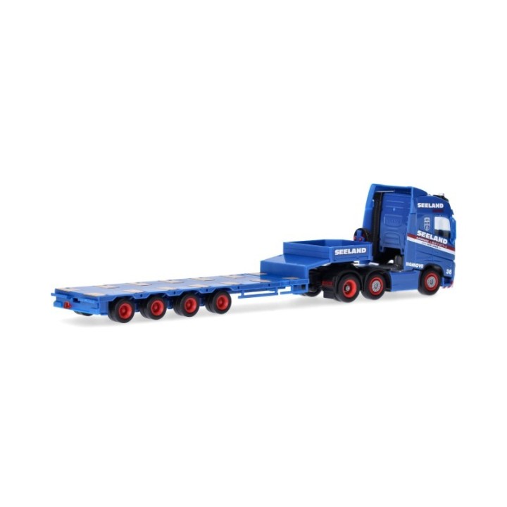 Herpa Volvo FH GL 2020 6x2 Semitieflade-sættevognstræk Seeland – produktbillede 2