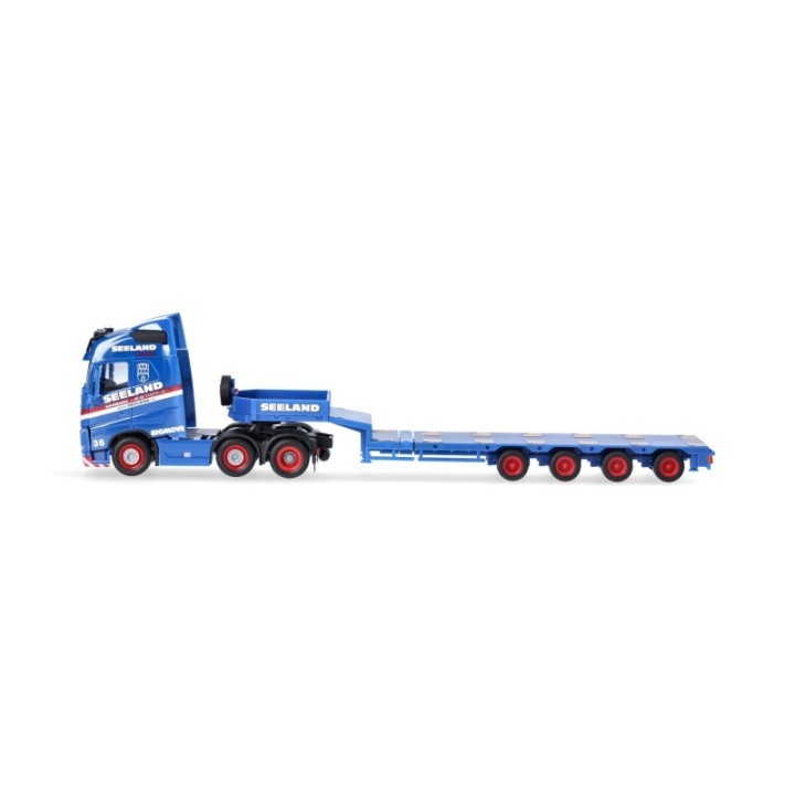 Herpa Volvo FH GL 2020 6x2 Semitieflade-sættevognstræk Seeland – produktbillede 4