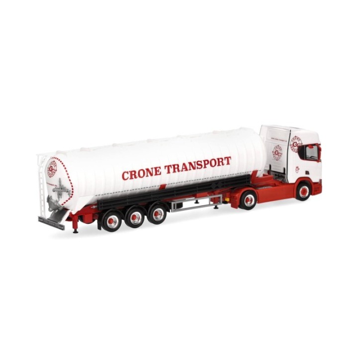Herpa Scania CR 20 HD Saugsilo-sættevognstræk Crone Handel und Transport – produktbillede 2