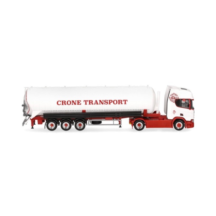Herpa Scania CR 20 HD Saugsilo-sættevognstræk Crone Handel und Transport – produktbillede 3