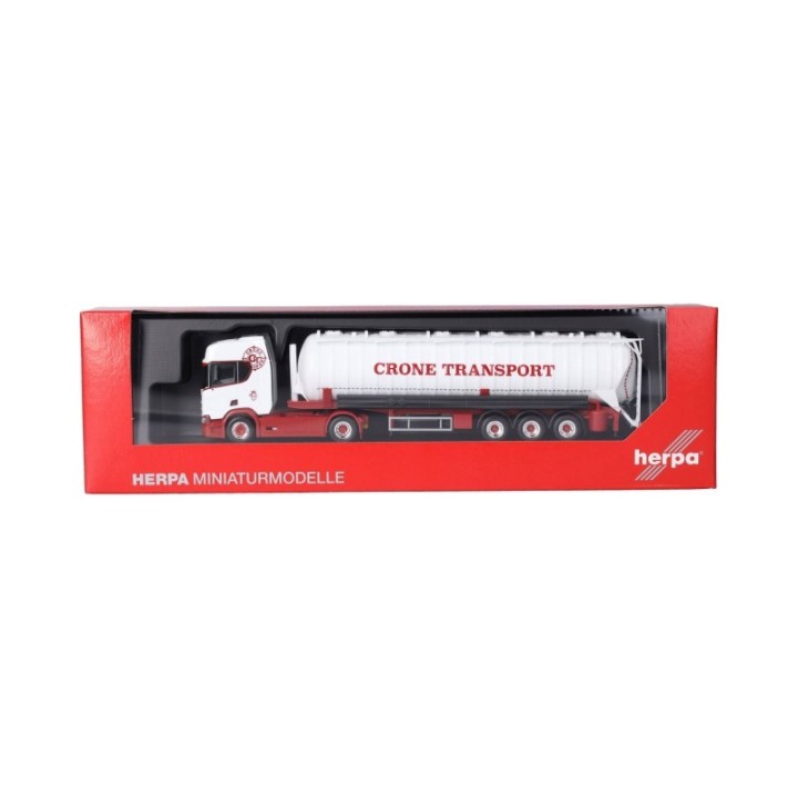Herpa Scania CR 20 HD Saugsilo-sættevognstræk Crone Handel und Transport – produktbillede 5