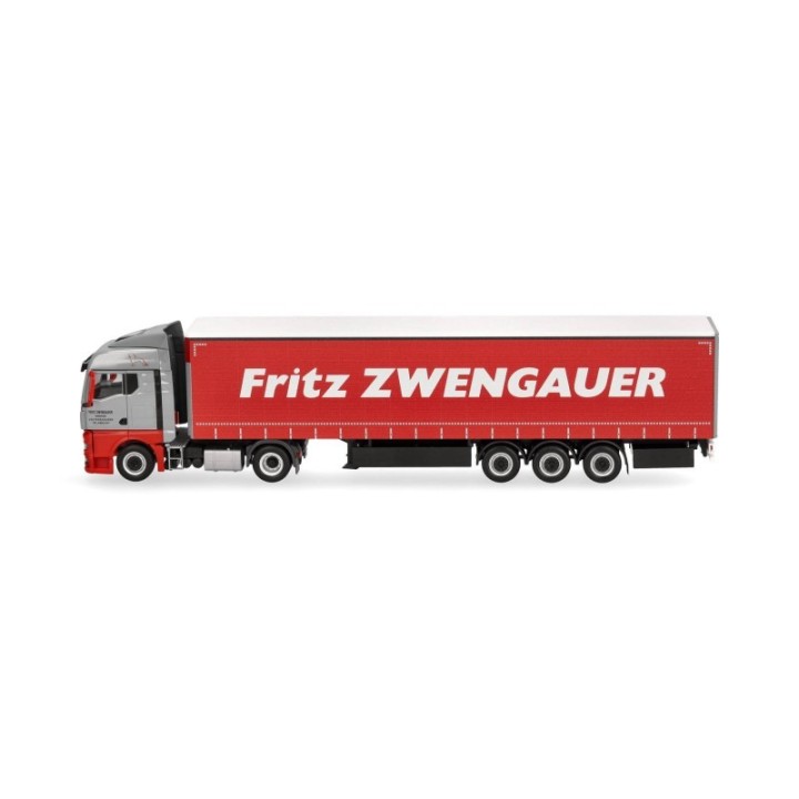 Herpa MAN TGX GM gardintrailer-sættevognstræk Zwengauer – produktbillede 4
