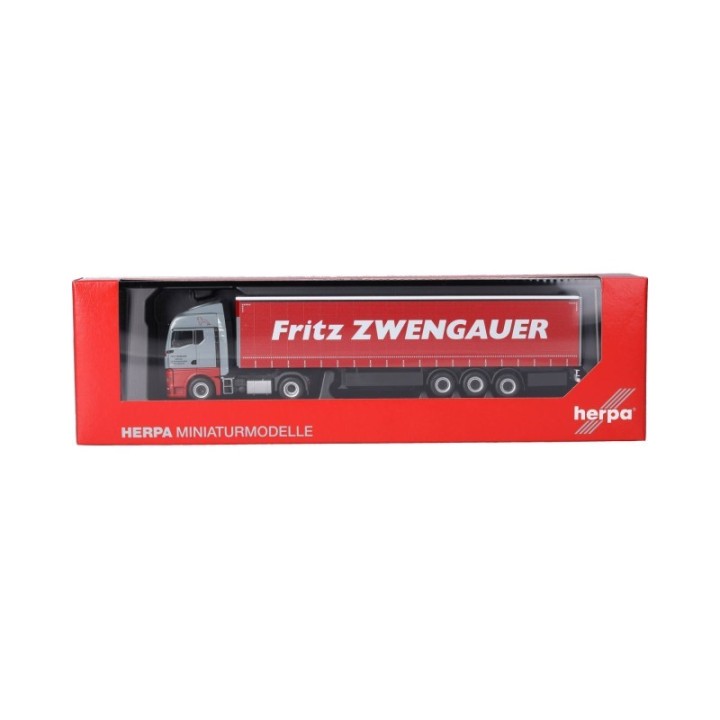 Herpa MAN TGX GM gardintrailer-sættevognstræk Zwengauer – produktbillede 5