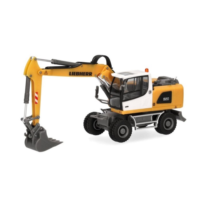 Herpa Liebherr Mobilbagger A920 (mit drei Anbaugeräten)