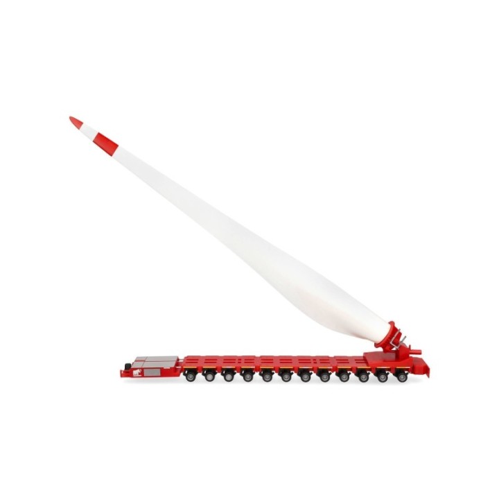 Herpa Flügeltransport Goldhofer FTV 300 mit Windradflügel Mammoet (Niederlande) – produktbillede 4