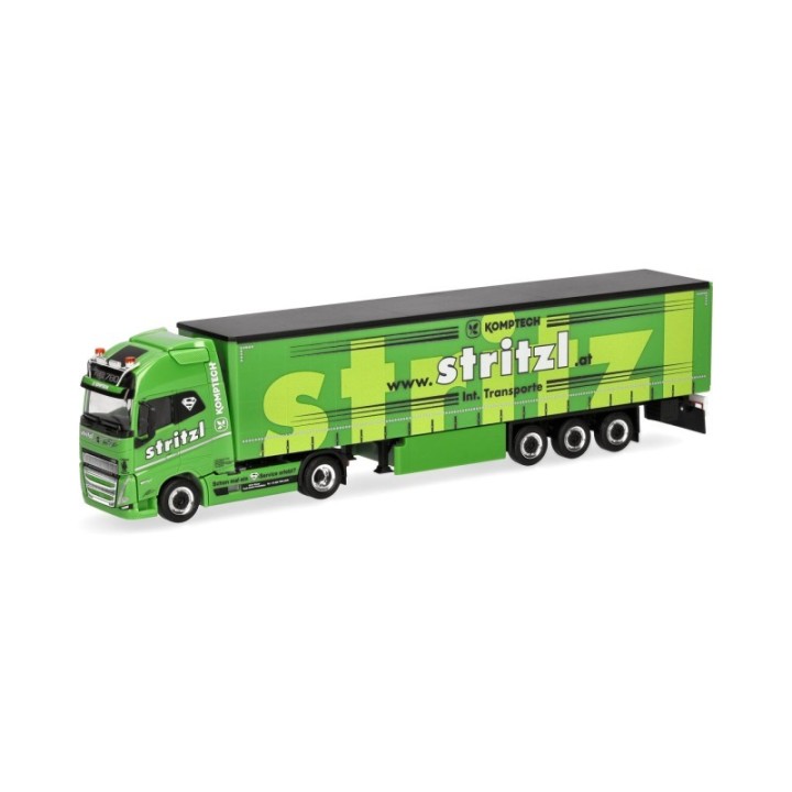 Herpa Volvo FH16 GL XL 2020 gardintrailer-sættevognstræk Stritzl (Österreich)