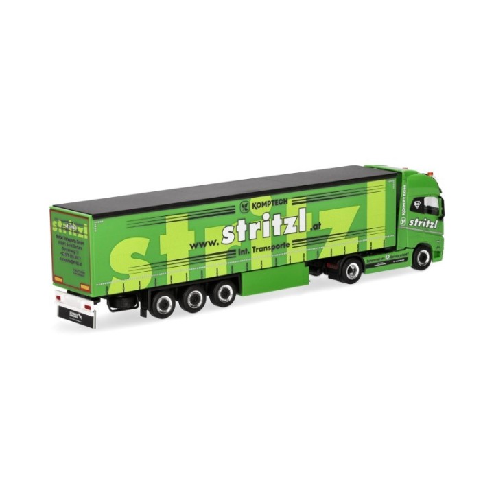 Herpa Volvo FH16 GL XL 2020 gardintrailer-sættevognstræk Stritzl (Österreich) – produktbillede 2