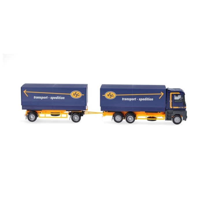 Herpa Renault AE Wechselladn/presenningn-trækker-anhænger-kombination ASG (Schweden) – produktbillede 3