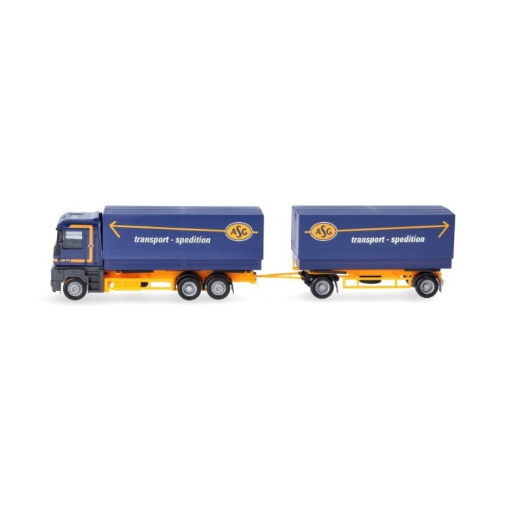 Herpa Renault AE Wechselladn/presenningn-trækker-anhænger-kombination ASG (Schweden) – produktbillede 4