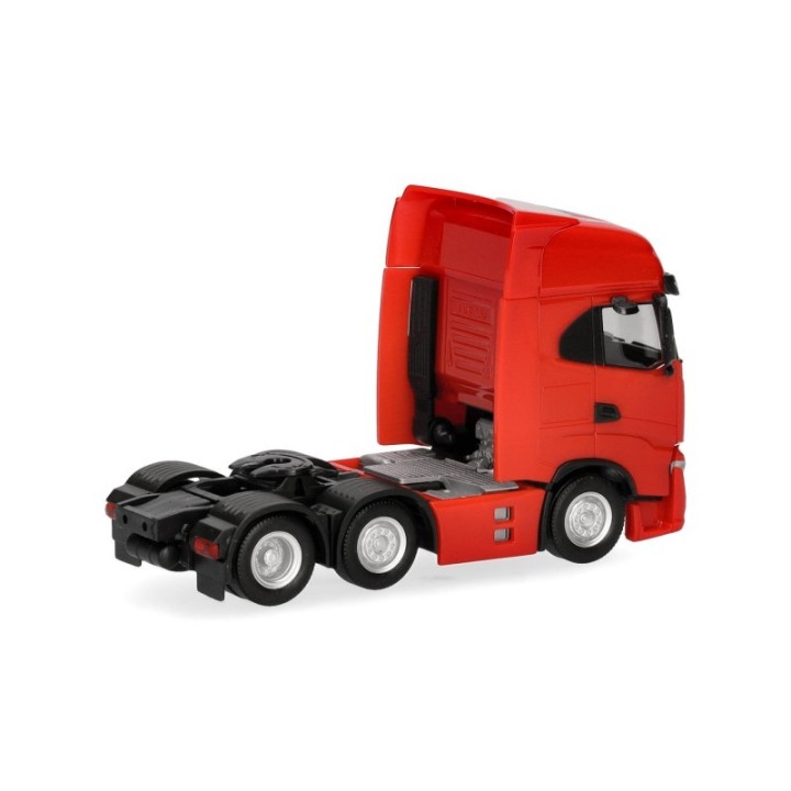 Herpa Iveco S-Way MY24 trækker 3-akslet (6x2) rød – produktbillede 2