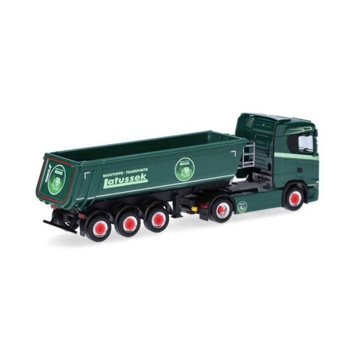 Herpa Scania CS 20 ND Rundmulden-sættevognstræk Latussek – produktbillede 2