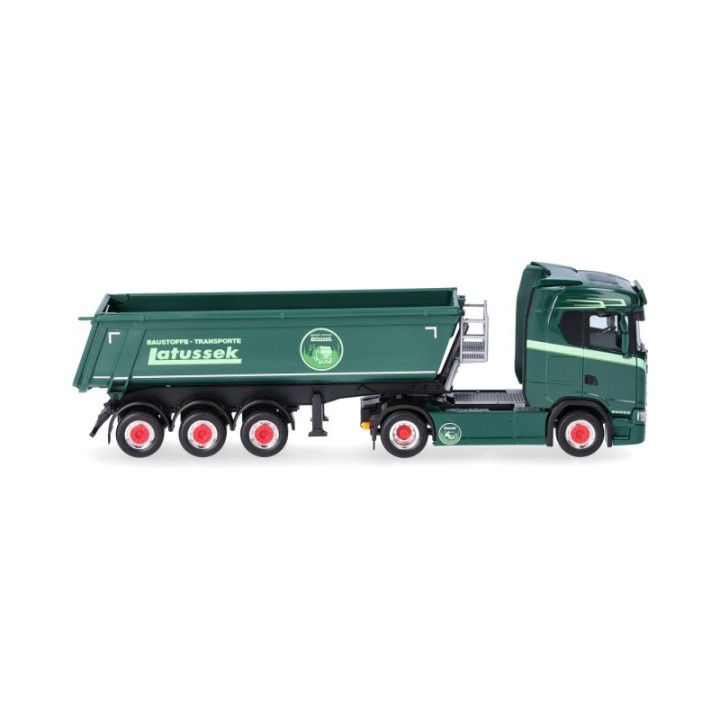 Herpa Scania CS 20 ND Rundmulden-sættevognstræk Latussek – produktbillede 3