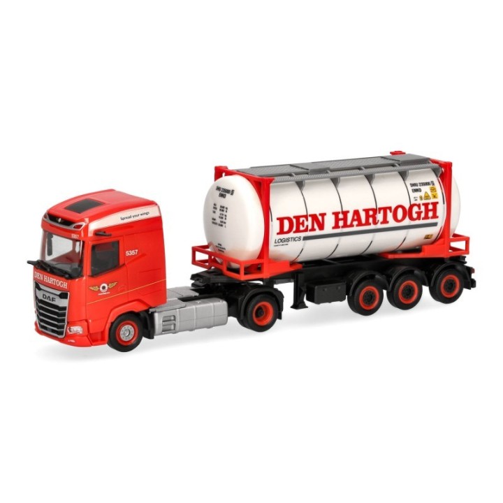 Herpa DAF XG Swapcontainer-sættevognstræk Den Hartogh (Niederlande)