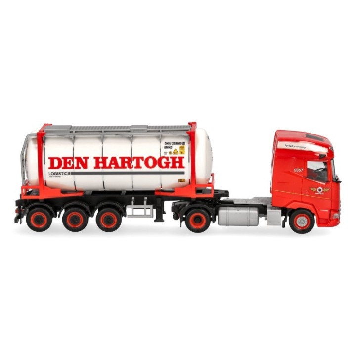 Herpa DAF XG Swapcontainer-sættevognstræk Den Hartogh (Niederlande) – produktbillede 3