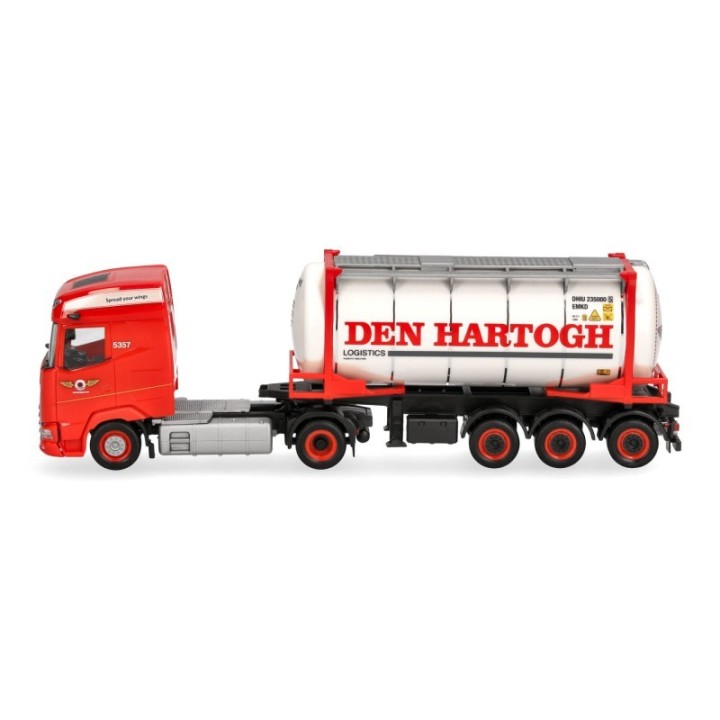 Herpa DAF XG Swapcontainer-sættevognstræk Den Hartogh (Niederlande) – produktbillede 4