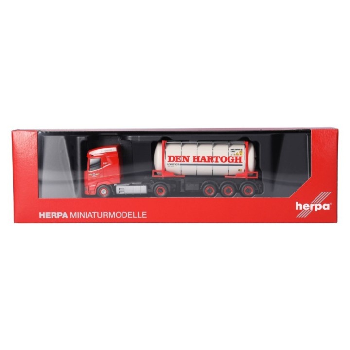 Herpa DAF XG Swapcontainer-sættevognstræk Den Hartogh (Niederlande) – produktbillede 5
