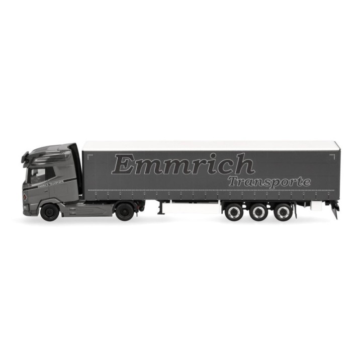 Herpa DAF XG+ gardintrailer-sættevognstræk Emmrich Transporte – produktbillede 4