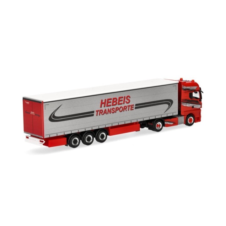 Herpa MAN TGX GX gardintrailer-sættevognstræk Hebeis Transporte – produktbillede 2