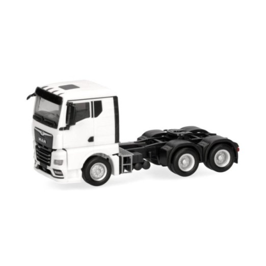 Herpa MAN TGX GN trækker 3-akslet hvid