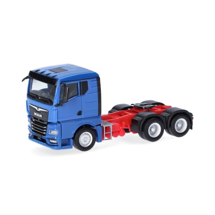 Herpa MAN TGX GN trækker 3-akslet blå