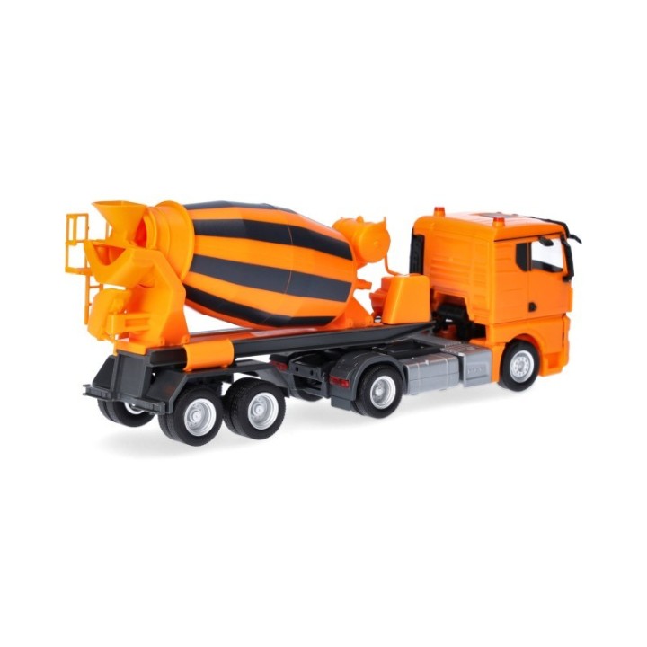 Herpa MAN TGX GN Betonmischer-sættevognstræk 2-akslet/2-akslet kommunalorange – produktbillede 2