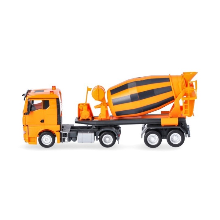 Herpa MAN TGX GN Betonmischer-sættevognstræk 2-akslet/2-akslet kommunalorange – produktbillede 4
