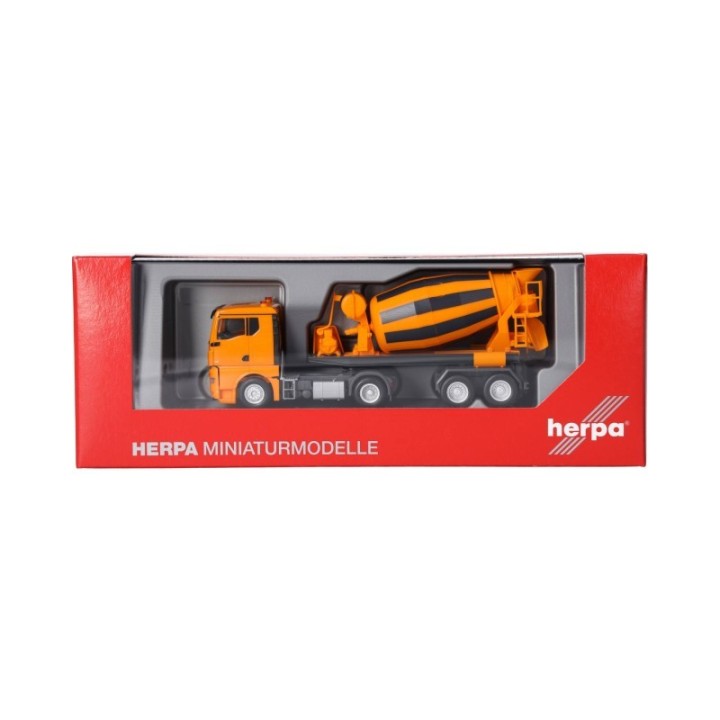 Herpa MAN TGX GN Betonmischer-sættevognstræk 2-akslet/2-akslet kommunalorange – produktbillede 5