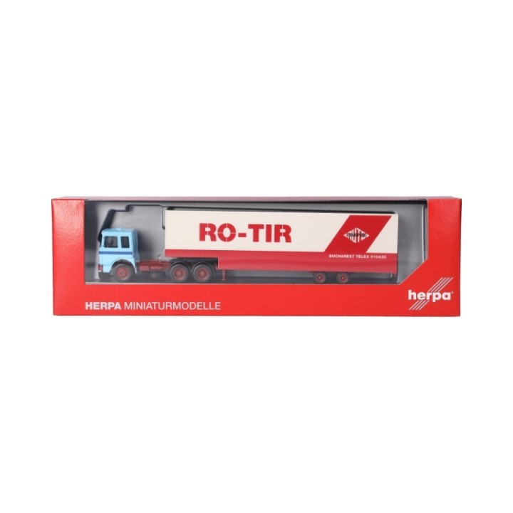 Herpa Roman Diesel 6x4 Jumbokasse-sættevognstræk RO-TIR (Rumänien) – produktbillede 5