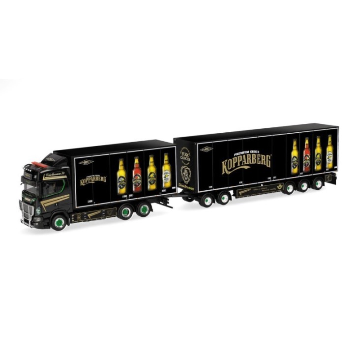 Herpa Scania CS 20 HD Schwedencombi-trækker-anhænger-kombination Kopparberg (Schweden/Kopparberg) (SE)