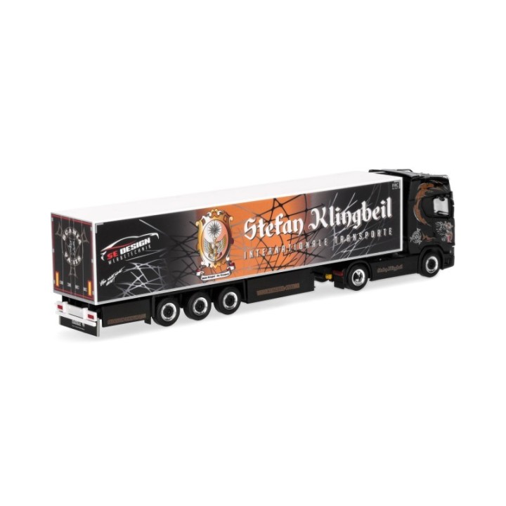 Herpa Scania CS 20 HD kølekasse-sættevognstræk Stefan Klingbeil Transporte (Hessen/Gladenbach) – produktbillede 2