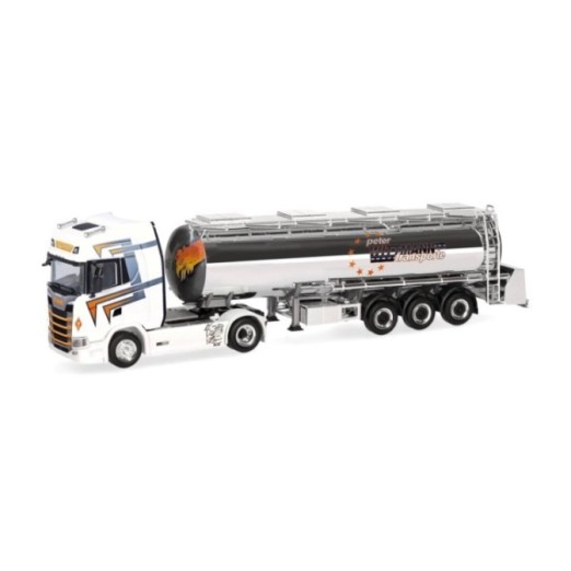 Herpa Scania CS 20 HD Chromtank-sættevognstræk Wittmann Transport (Bayern/Kammerstein)