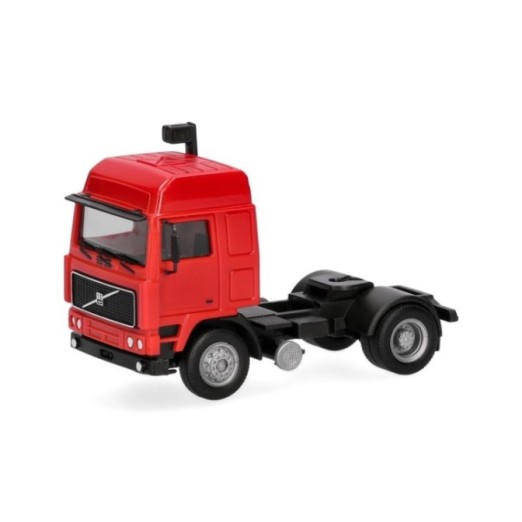 Herpa Volvo F10 Globetrødter trækker 2-akslet rød