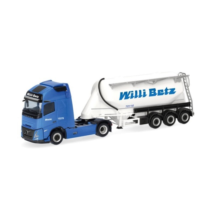 Herpa Volvo FH Aero GL XL Eutersilo-sættevognstræk Willi Betz