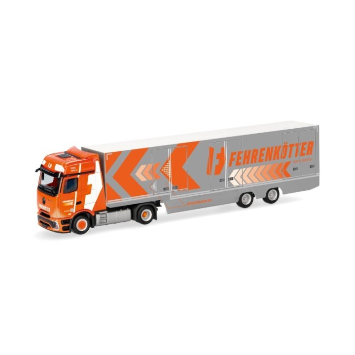 Herpa Mercedes-Benz Actros L ProCabin Gigaspace kasse-sættevognstræk Fehrenkötter