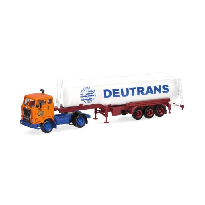 Herpa Volvo F88 Silo-sættevognstræk Deutrans