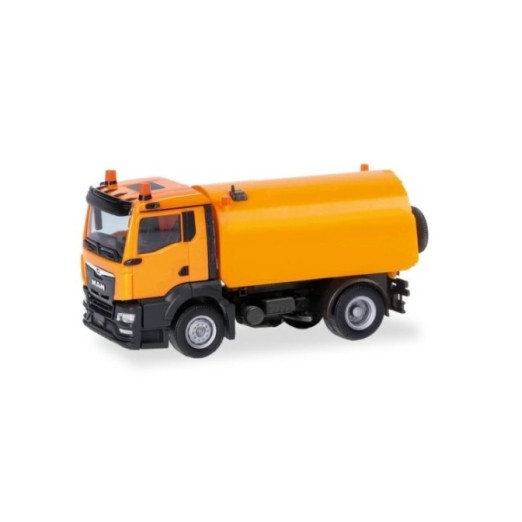 Herpa MAN TGS NN Kehrmaschine kommunalorange