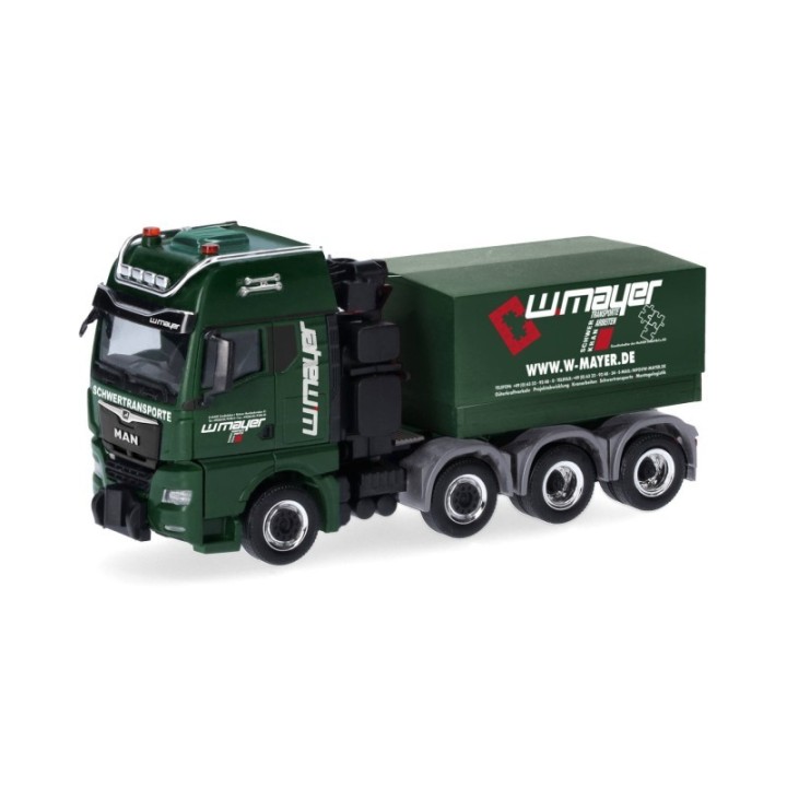 Herpa MAN TGX GX Schwerlasttrækker mit Ballastlad Mayer Zweibrücken