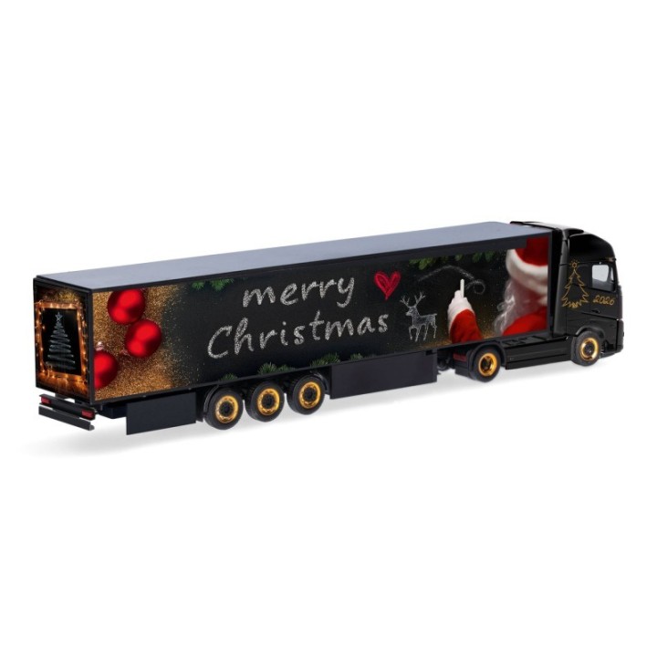 Herpa Volvo FH Aero Globetrødter XL 15m kasse-sættevognstræk Herpa Weihnachtsmodell 2026 – produktbillede 2