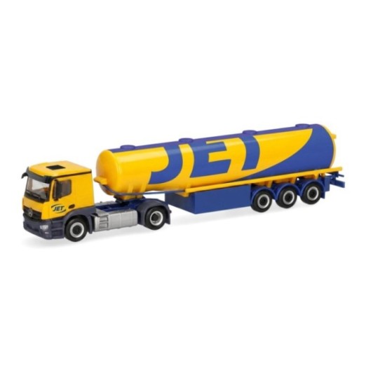 Herpa Mercedes-Benz Classicspace Benzintank-sættevognstræk Jet