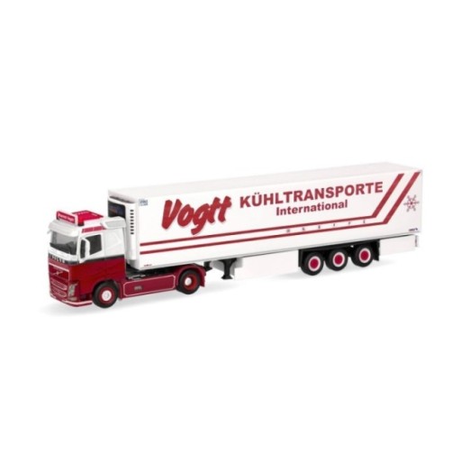 Herpa Volvo FH Flachdach 2013 kølekasse-sættevognstræk Patrick Vogtt Kühltransporte Ahaus