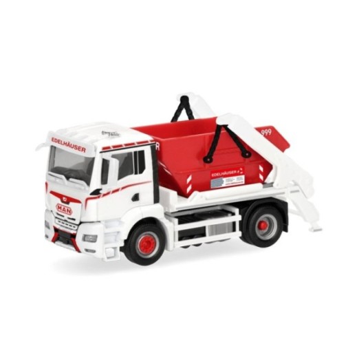 Herpa MAN TGS NN Meiller AK 12 Absetzcontainer-LKW Edelhäuser