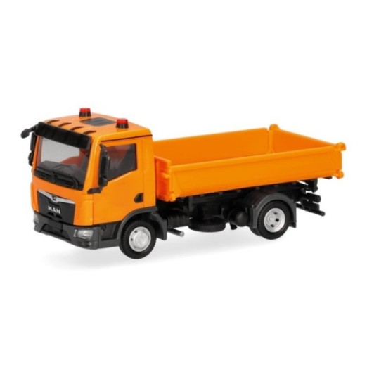 Herpa MAN TGL Dreiseitenkipper kommunalorange