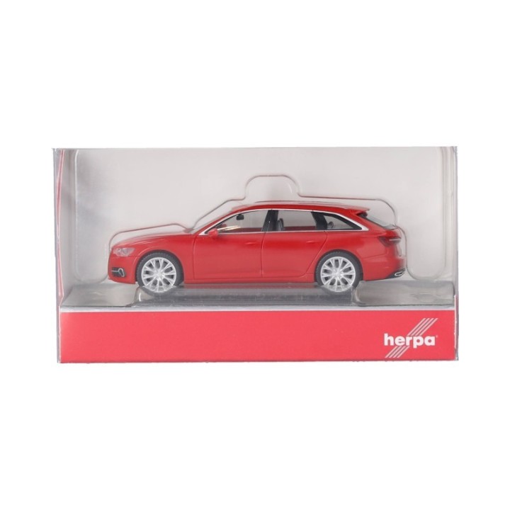 Herpa Audi A6 Avant rød – produktbillede 5
